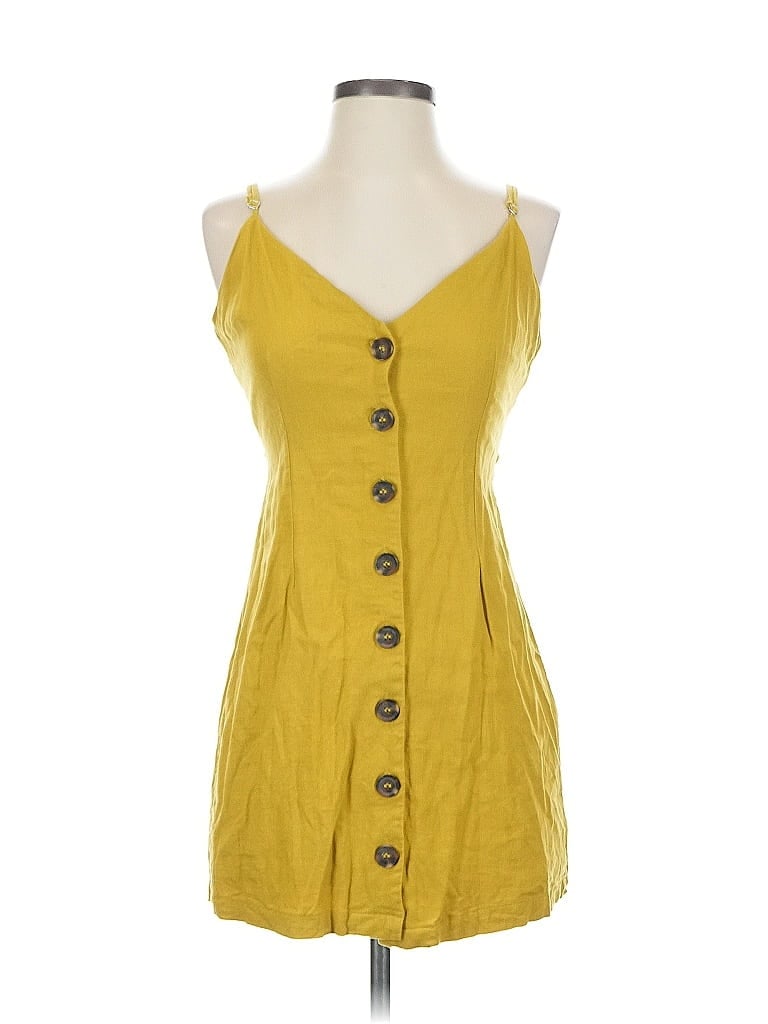 Pre-owned Forever 21 Contemporary Casual Dress In Yellow