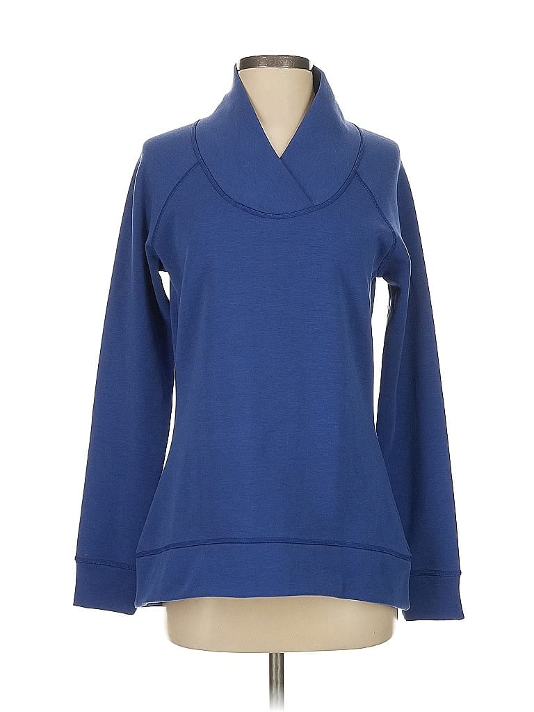 Pre-owned Athleta Sweatshirt In Purple