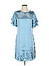 S'edge 100% Polyester Tie-dye Blue Casual Dress Size XS - photo 1