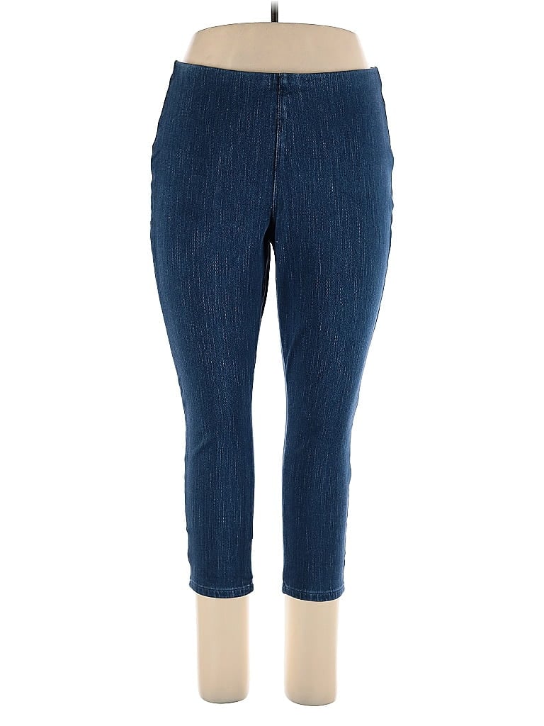 Belle By Kim Gravel Blue Jeans Size 16 - photo 1
