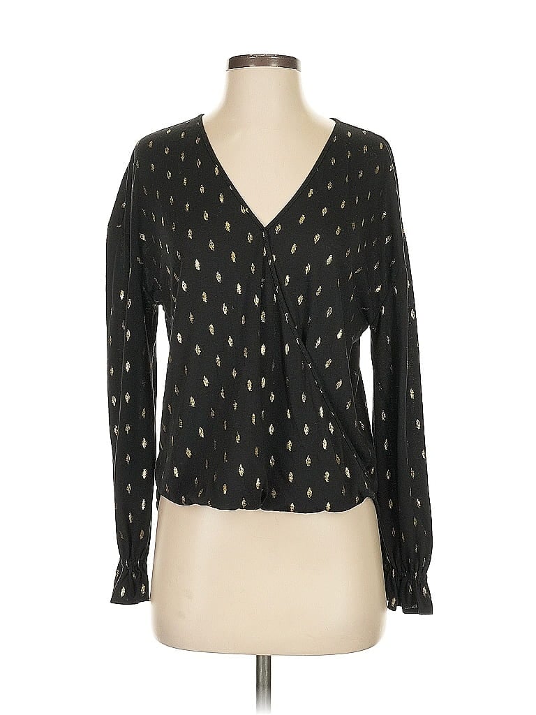 Pre-owned Current Air Long Sleeve T-shirt In Black