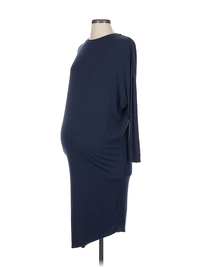 Ingrid + Isabel Solid Blue Casual Dress Size S - photo 1
