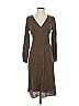 All in Favor 100% Polyester Brown Casual Dress Size S - photo 1