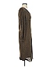 All in Favor 100% Polyester Brown Casual Dress Size S - photo 4
