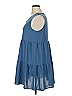 Lucky in Love 100% Polyester Solid Blue Casual Dress Size XL - photo 5