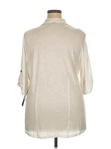 Cathy 3/4 Sleeve Button-Down Shirt (view 2)