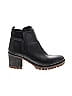 Korks Black Ankle Boots Size 7 1/2 - photo 1
