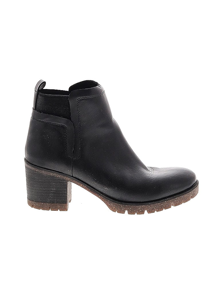 Korks Black Ankle Boots Size 7 1/2 - photo 1