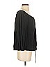 Michael Kors 100% Viscose Solid Black 3/4 Sleeve Blouse Size 2 - photo 4