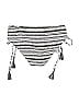 Becca Stripes Gray Swimsuit Bottoms Size M - photo 2