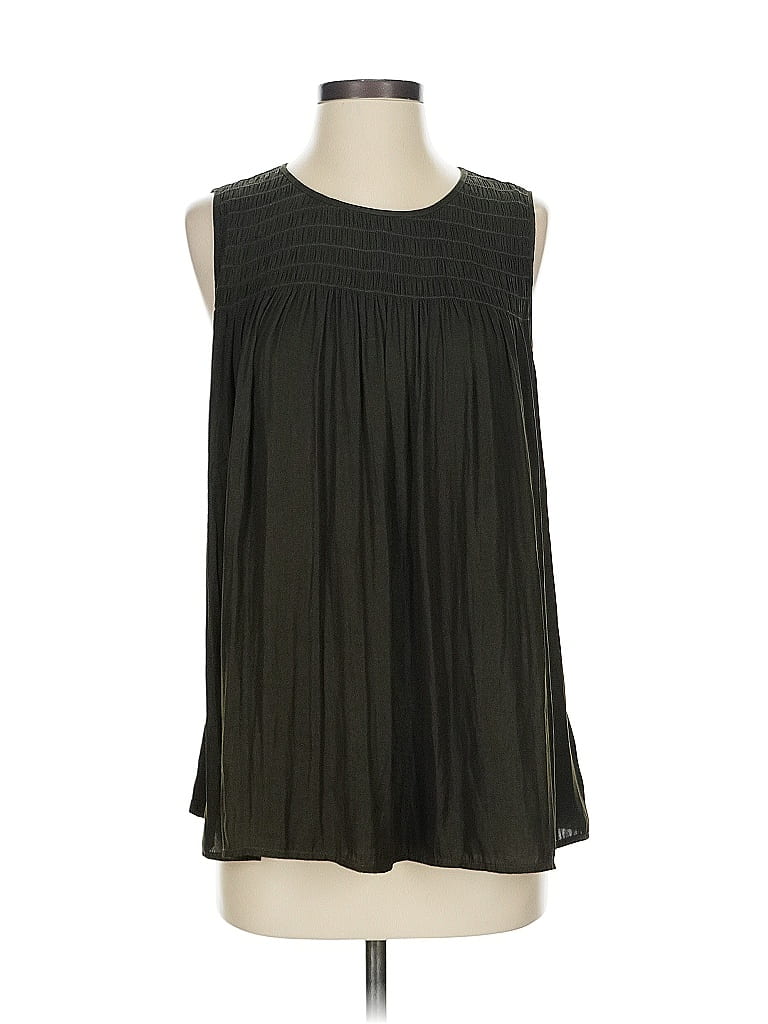 Pre-owned Left Coast By Dolan Sleeveless Blouse In Black