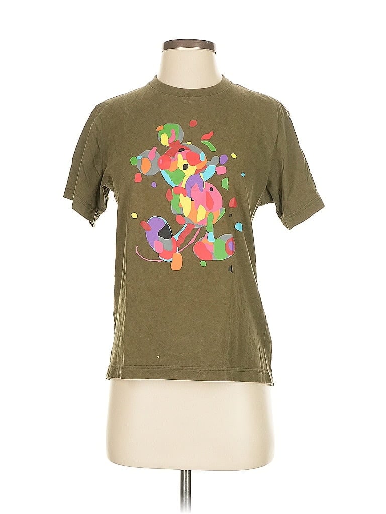UT for Uniqlo 100% Cotton Print Green Short Sleeve T-Shirt Size XS - photo 1