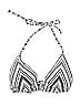 Becca Chevron-herringbone Silver Swimsuit Top Size S - photo 1
