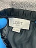 Ann Taylor LOFT Outlet 100% Polyester Solid Black Casual Dress Size 12 - photo 7