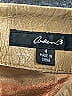 Arden B. 100% Leather Solid Tan Faux Leather Skirt Size 4 - photo 4