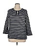 T by Talbots 100% Cotton Blue Pullover Sweater Size XL - photo 1
