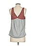 Tiny 100% Cotton Color Block Floral Graphic Gold Sleeveless Blouse Size S - photo 2
