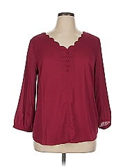 Fortune + Ivy 3/4 Sleeve Blouse