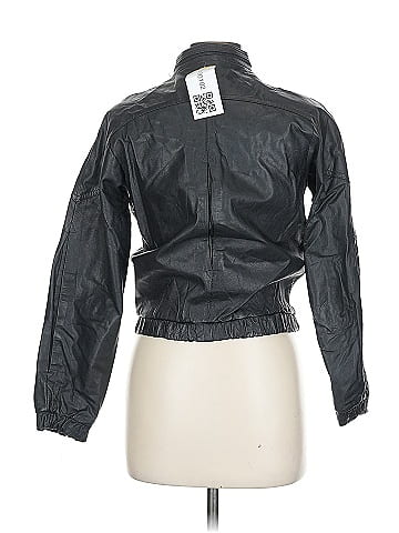 Assorted Brands Classic Black 1980s Leather Jacket (view 2)
