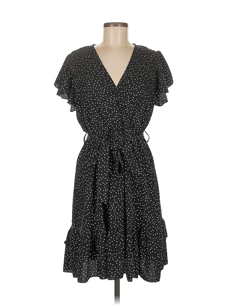 Pre-owned Shein Casual Dress In Black