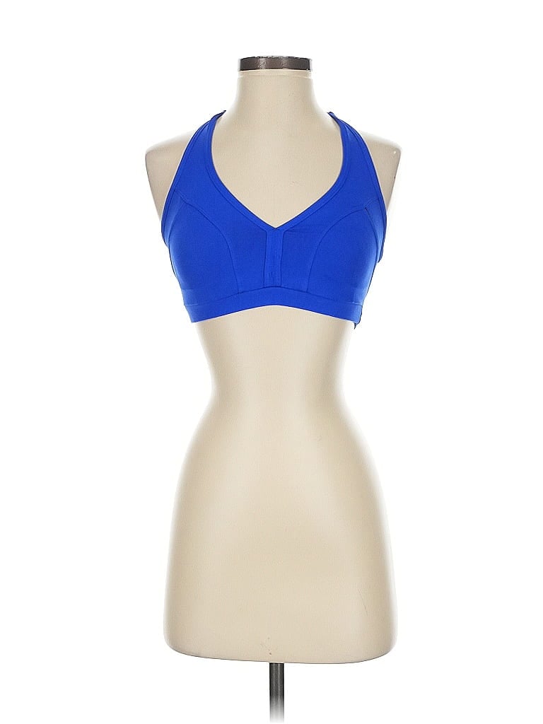 Pre-owned Track & Field Tank Top Blue Halter Neckline Tops