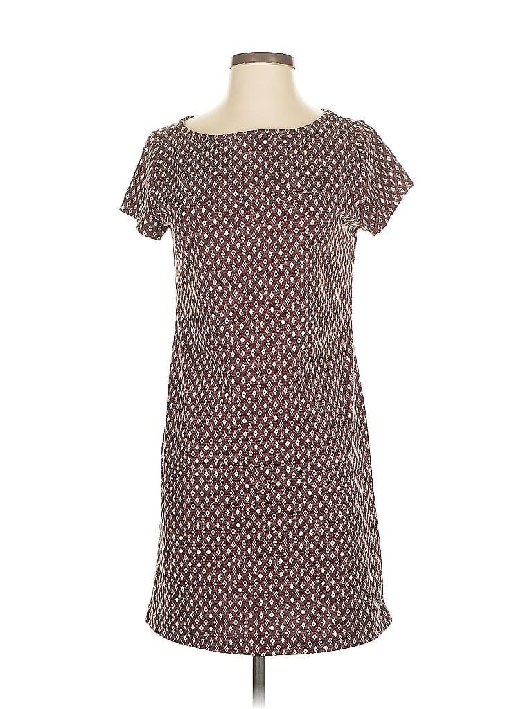 Pre-owned Ann Taylor Loft Outlet Casual Dress In Brown