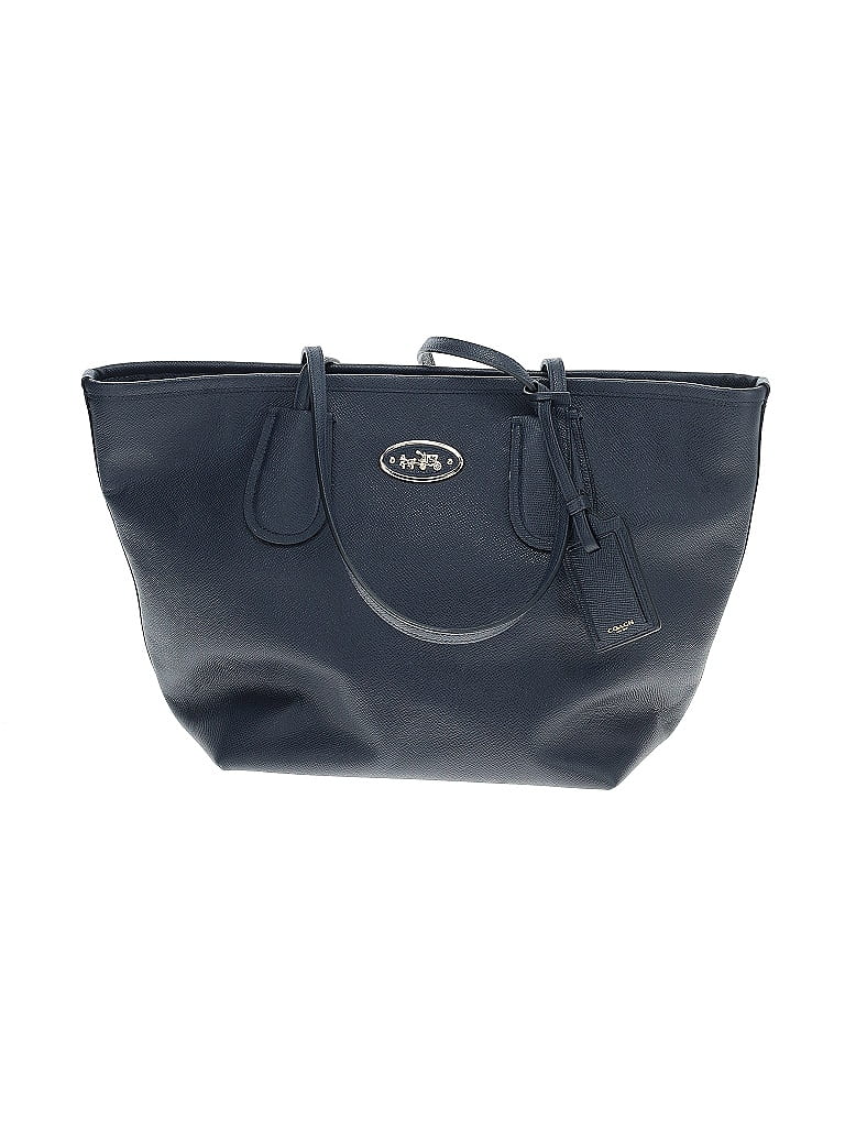 Coach 100% Leather Blue Leather Shoulder Bag One size - photo 1