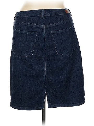Lands' End Denim Skirt (view 2)