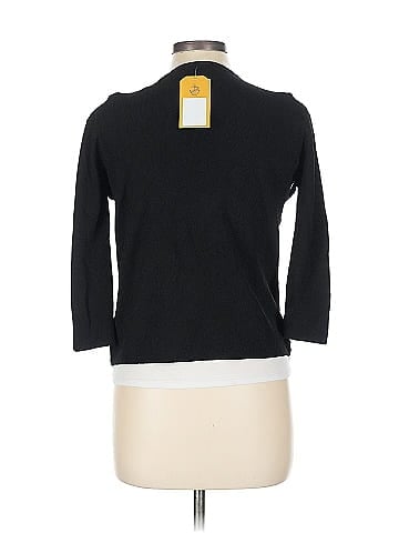 Joseph A. Black Floral Embellished Cardigan (view 2)