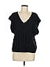 Cupcakes & Cashmere Black Sweater Vest Size M - photo 1