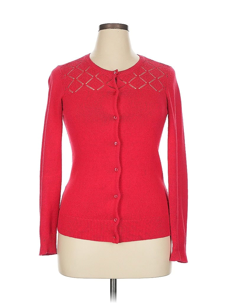 Pre-owned Unbranded Cardigan Sweater In Red