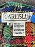 Carlisle 100% Silk Plaid Purple Silk Skirt Size 8 - photo 3