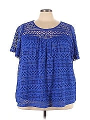 City Chic Short Sleeve Blouse