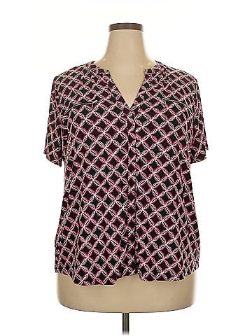 Jones Studio Short Sleeve Blouse (view 1)