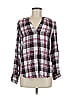 Soho JEANS NEW YORK & COMPANY 100% Rayon Burgundy Long Sleeve T-Shirt Size M - photo 1