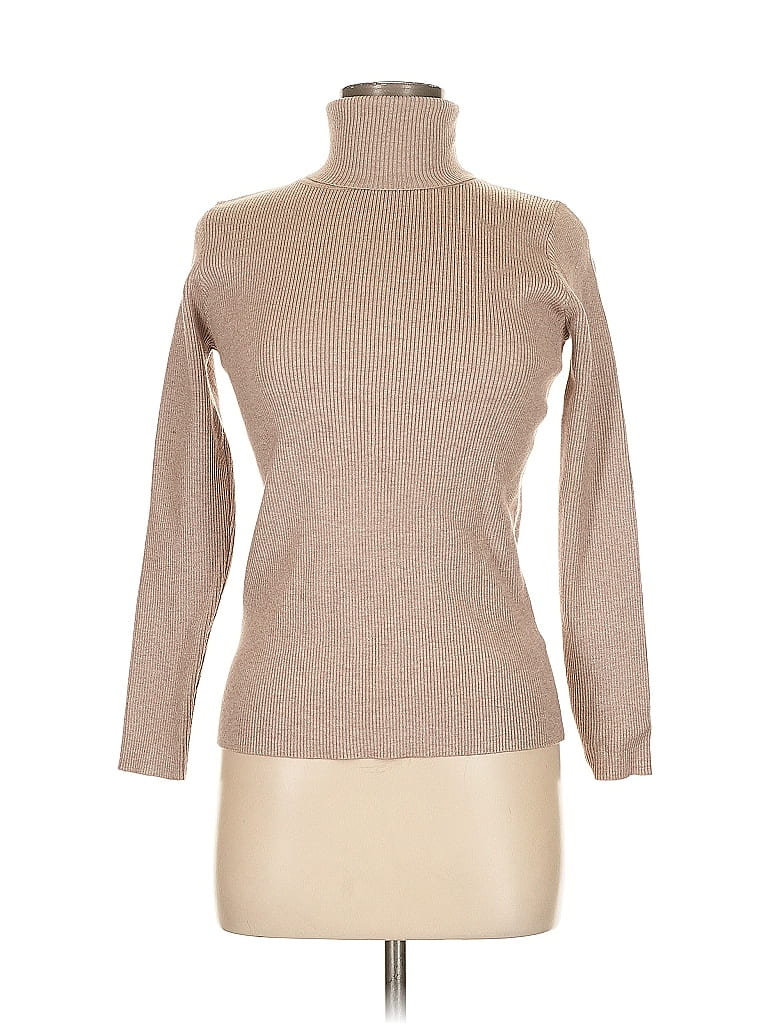Pomander Place Tan Turtleneck Sweater Size M - photo 1