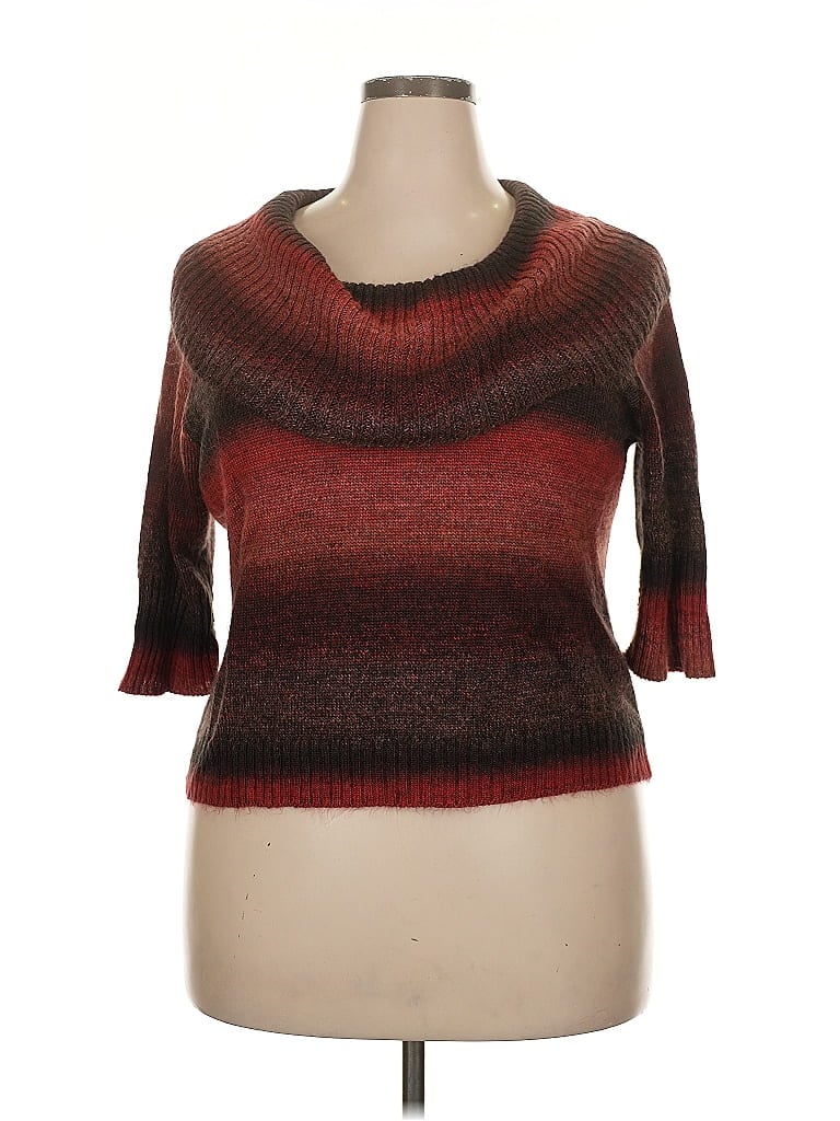 Ruby Rd. 100% Acrylic Brown Cardigan Size XL - photo 1