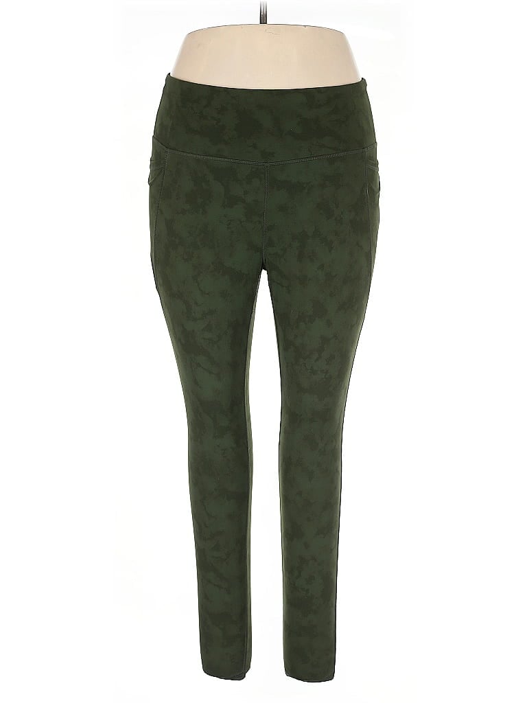 LIVI Green Leggings Size 14 - photo 1