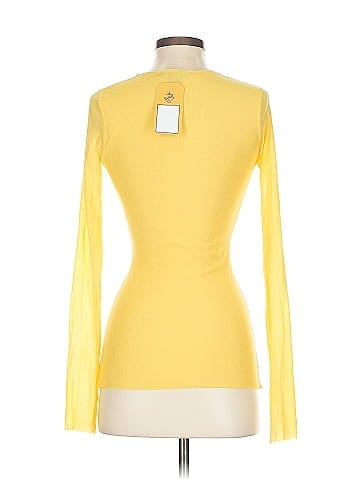 Arden B. Yellow Long Sleeve Arden Top (view 2)