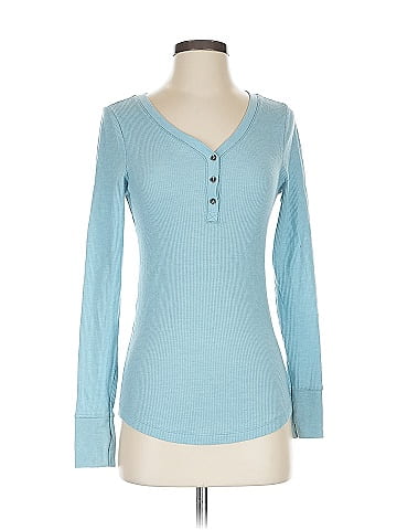 Time and Tru Long Sleeve Henley (view 1)