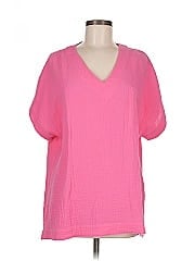 Belle By Kim Gravel Short Sleeve Blouse