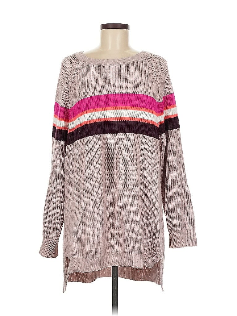 Pre-owned Express Pullover Sweater In Pink