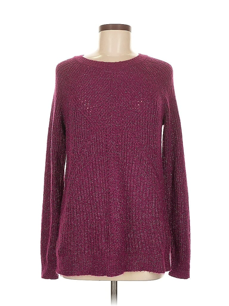 Pre-owned Apt. 9 Pullover Sweater In Burgundy