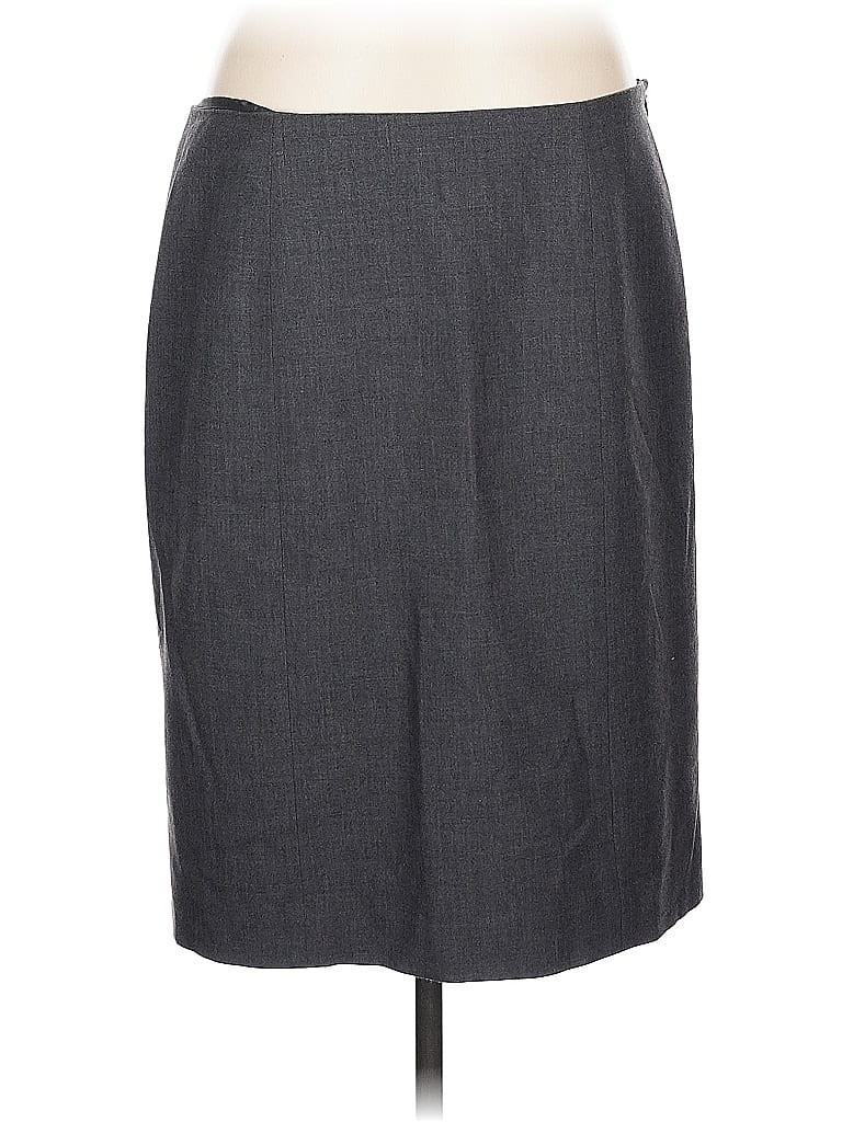 Pre-owned Anne Klein Formal Skirt In Gray