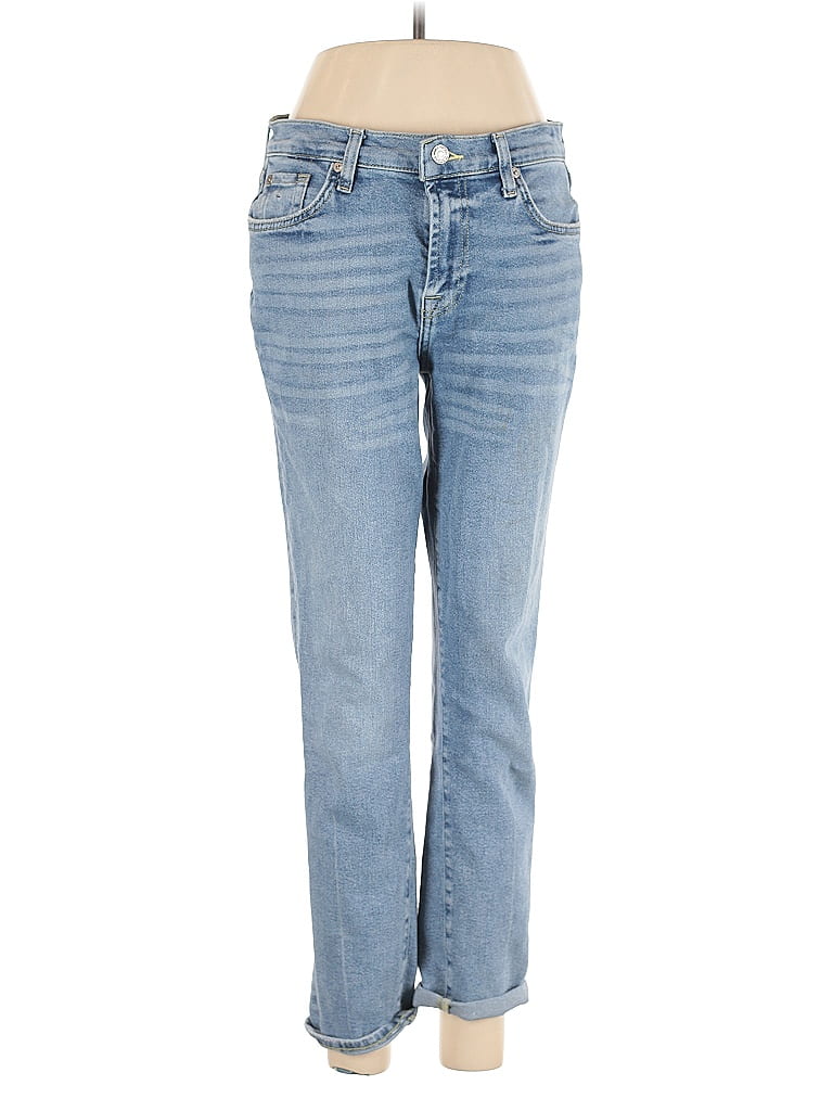 Pre-owned 7 For All Mankind Jeans In Blue