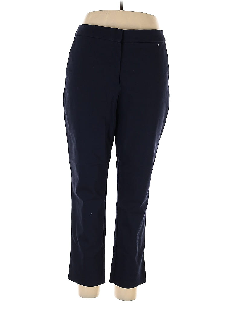 Ann Taylor LOFT Solid Blue Dress Pants Size 16 - photo 1
