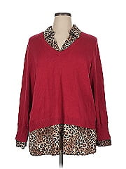 Belle By Kim Gravel Pullover Sweater