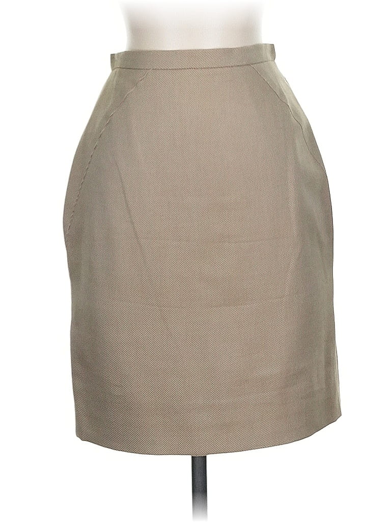 Pre-owned Joseph Abboud Formal Skirt In Brown