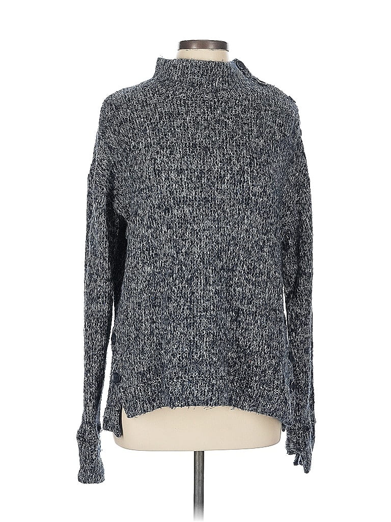 Pre-owned William Rast Turtleneck Sweater In Gray