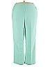 Alfred Dunner 100% Polyester Green Dress Pants Size 20 - photo 1